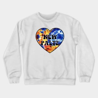 new paltz heart tye dye Crewneck Sweatshirt